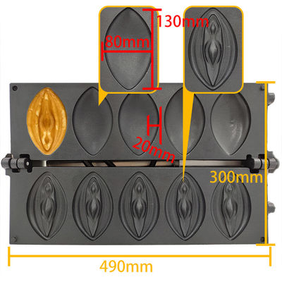 Stainless Steel Custom Commercial Vagina Waffle Maker for and Easy Operation