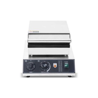 Food Beverage Shops Commercial Electric Square Waffle Maker with Single/Double Slices