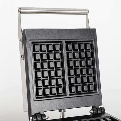 Food Beverage Shops Commercial Electric Square Waffle Maker with Single/Double Slices