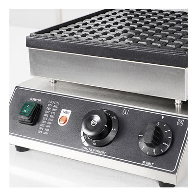 Food Beverage Shops Commercial Electric Square Waffle Maker with Single/Double Slices