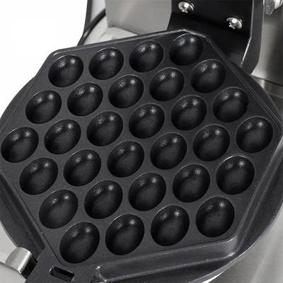 Stainless Steel Non-stick Mini Heart Shape Cone Bubble Waffle Maker for Snack Machine
