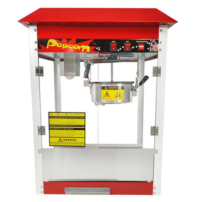 Electric Popcorn Maker for Snack Food Red Caramel Popcorn Machine Application Fields