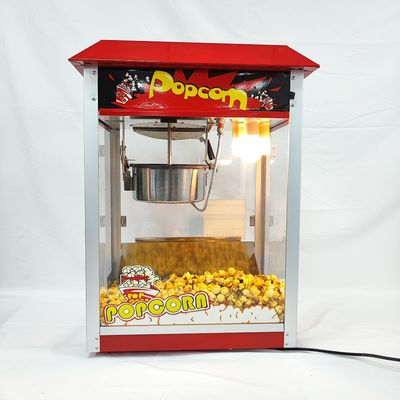 1400 Electric Snack Machine Non-stick Pot Popcorn Making Machine with Transparent Glass