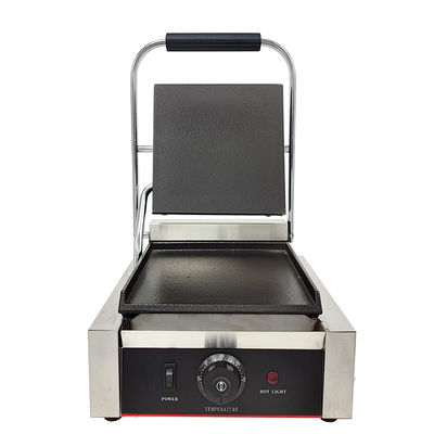 PTFE Non-Stick Stainless Steel Electric Panini Press Machine for Home Restaurant Hotel