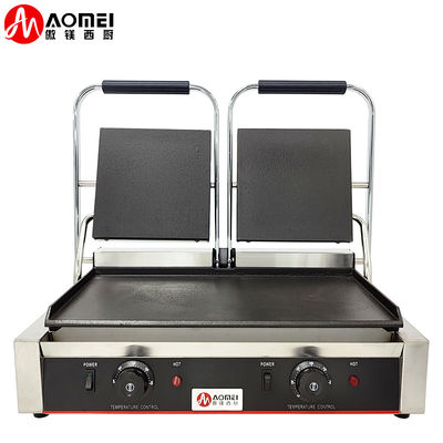 Durable Electric Contact Grill for Sandwich Making on Table Top Stainless Steel Grills