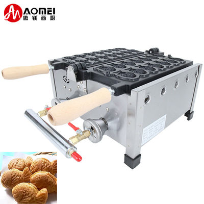 Lpg Type Taiyaki Fish Machine 14 pcs Mini Fish Waffle Maker for Item Number AO-1104R