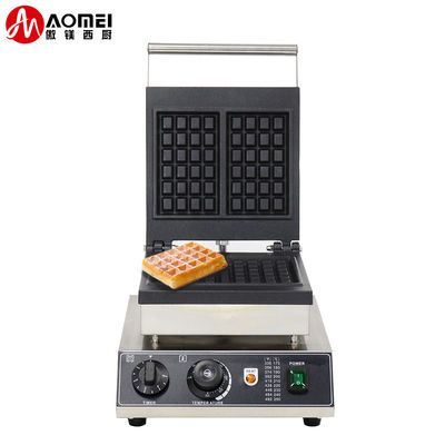 Outdoor Waffle Maker Machine with Non-stick Square Shape and Electricity Power Source