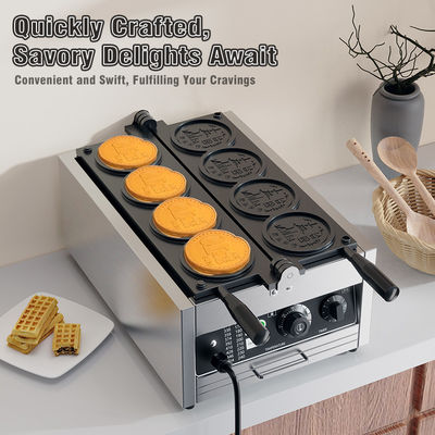 High Productivity Commercial Electric Waffle Maker for Easy Operation and Snack Machines