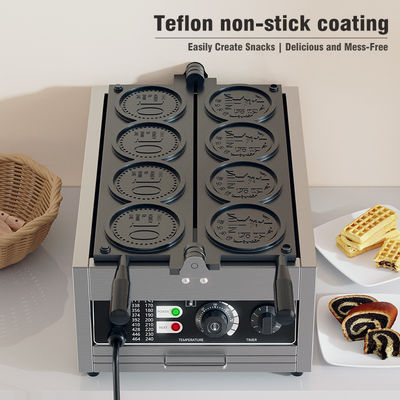 High Productivity Commercial Electric Waffle Maker for Easy Operation and Snack Machines