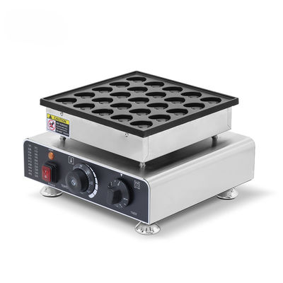 110V Commercial Waffle Maker Machine with Temperature Range of 50-300C and Compact Design