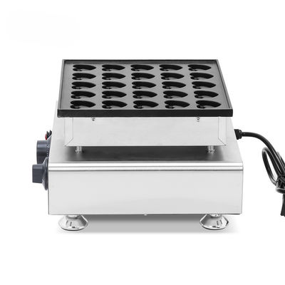 110V Commercial Waffle Maker Machine with Temperature Range of 50-300C and Compact Design