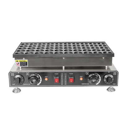 Commercial Snack Equipment Double Head Pancake Maker with Automatic Waffle Making
