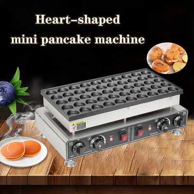Commercial Snack Equipment Double Head Pancake Maker with Automatic Waffle Making