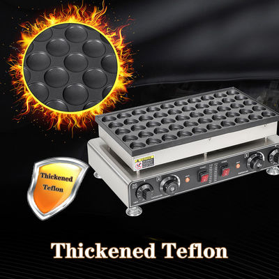 Commercial Snack Equipment Double Head Pancake Maker with Automatic Waffle Making