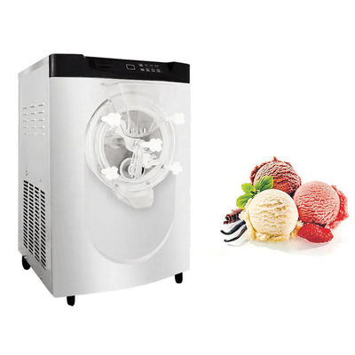 LED Waterproof Screen Table Top Hard Ice Cream Machine Commercial Frozen Yogurt Maker