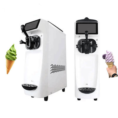 Table Top Soft Serve Ice Cream Making Machine with Machinery Function 210x554x740mm Size