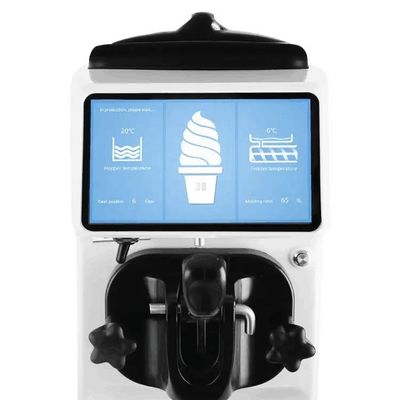 Table Top Soft Serve Ice Cream Making Machine with Machinery Function 210x554x740mm Size