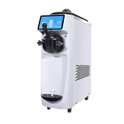 Table Top Soft Serve Ice Cream Making Machine with Machinery Function 210x554x740mm Size