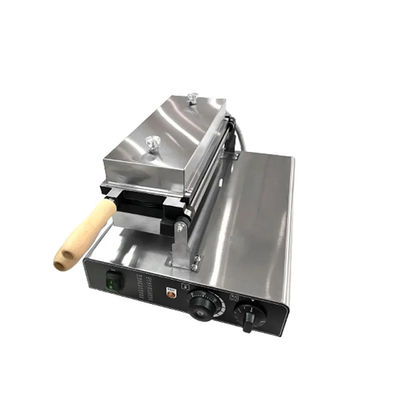 Even Heating Round Shape Waffle Machine for Retail Snack Equipment 345x610x190mm