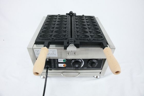 Automatic Non-Stick Goldfish Waffle Machine High Productivity Fish Tayaki Maker