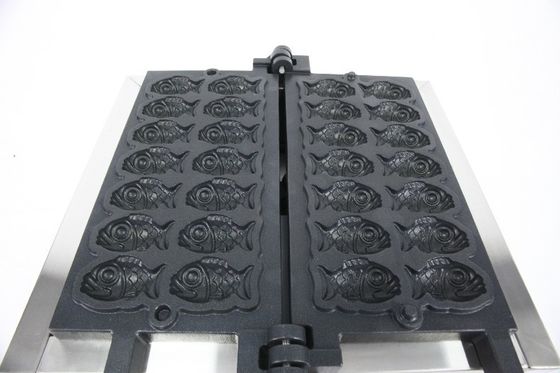 Commercial Taiyaki Maker 110v-220v with Electricity Power Source and Stainless Steel Material