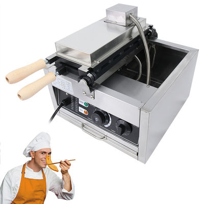 Hotel Banana Waffle Machine Non-stick Stainless Steel Bubble Waffle Maker 11.25 KG