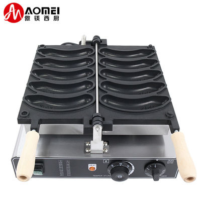510x400x190mm Banana Shape Waffle Making Machine 2023 Model 5pcs Capacity Nonstick