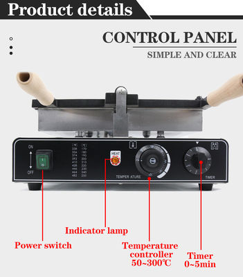 510x400x190mm Banana Shape Waffle Making Machine 2023 Model 5pcs Capacity Nonstick