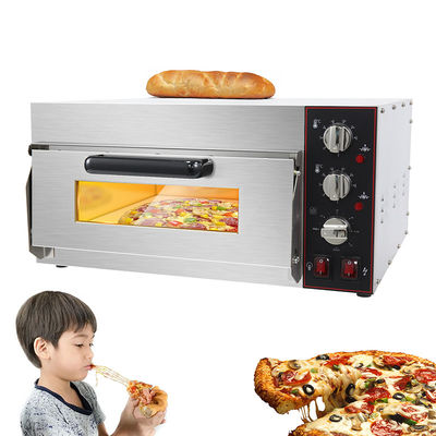 2000W Single Pizza Oven for Professional Pizza Makers in Bakery Restaurant Kitchen