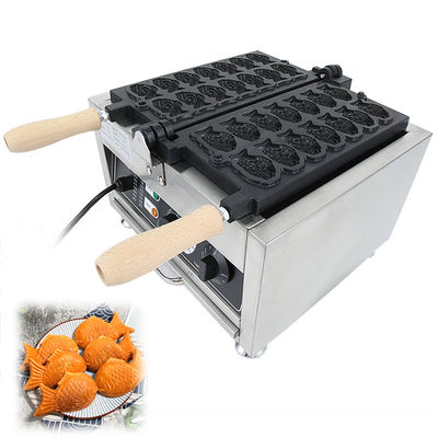 Sandwich Plates Fish Shape Waffle Maker Machine 14 Cakes Taiyaki Electric Fast Food Cake