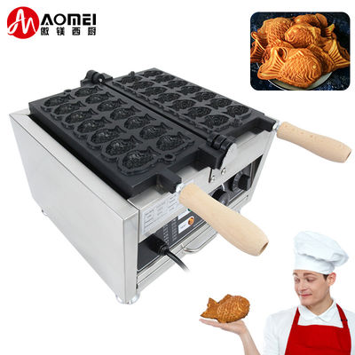 Sandwich Plates Fish Shape Waffle Maker Machine 14 Cakes Taiyaki Electric Fast Food Cake