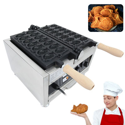 Sandwich Plates Fish Shape Waffle Maker Machine 14 Cakes Taiyaki Electric Fast Food Cake