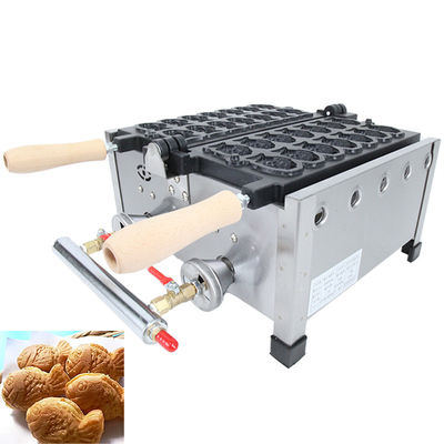 8kg Gas Power Taiyaki Waffle Maker Modle AO-1104R for Bakery and Ice Cream Snacks