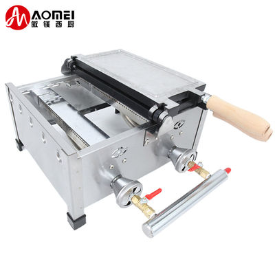 8kg Gas Power Taiyaki Waffle Maker Modle AO-1104R for Bakery and Ice Cream Snacks
