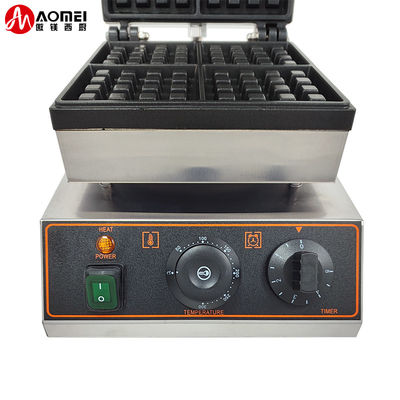 Nonstick Electric Belgian Waffle Maker 4pcs Rectangle Waffle Baker Machine for Snacks