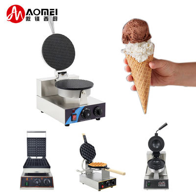 Non-stick Plate Electric Waffle Maker Machine 1300W for Snack Bar Long Service Life