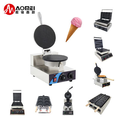 Electric Waffle Maker Machine for Snack Bar Non-stick Plate Food Beverage 250*350*250mm