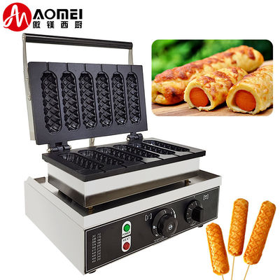 Kitchen Utensil Waffle Maker for Snacks and Hot Dogs 7.5 KG Temperature 50-300 Degree