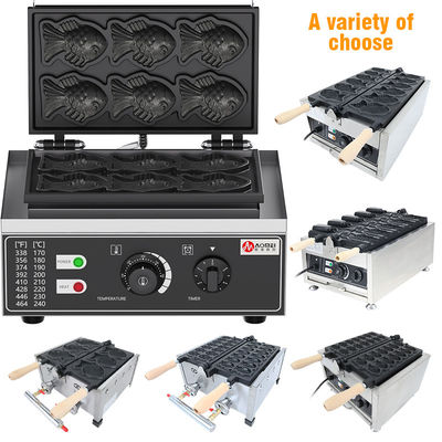 220V Fish Shape Snack Waffle Maker Machine for Snack Lovers' Indulgence