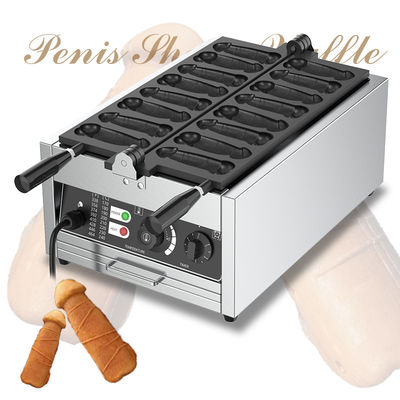 8 Pcs Penis Shape Waffle Maker Electric Non-stick Waffle Baker for Snacks and Goodies