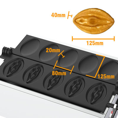 AM-W5E High Productivity Waffle Maker Machine for Waffle Baking Process