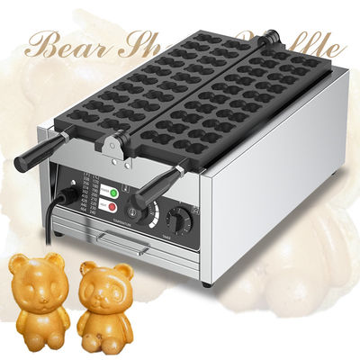 Animal Shaped Snacks Waffle Maker with Non-stick Coated Plate and Adjustable Power 3000W