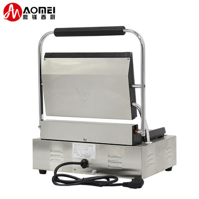 Commercial Grade Electric Panini Contact Grill Press Plate Grill for Perfect Paninis