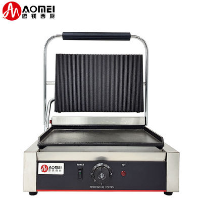 Non-Stick Plates Panini Grill Function App-Controlled Snack Maker for Restaurant Bakery