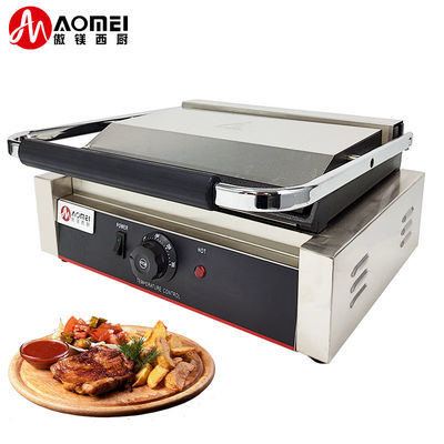 Non-Stick Plates Panini Grill Function App-Controlled Snack Maker for Restaurant Bakery