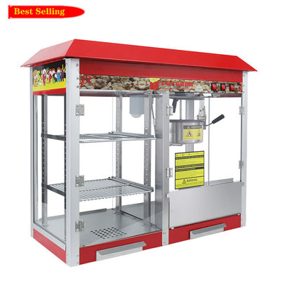 Automatic Popcorn Machine With Food Warmer Display And Inner Pot Size Dia190*H60mm
