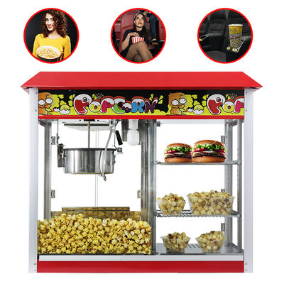 Automatic Popcorn Machine With Food Warmer Display And Inner Pot Size Dia190*H60mm