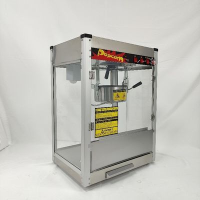 15.5KG Automatic Popcorn Machine Commercial Inner Pot Size Dia190*H60mm