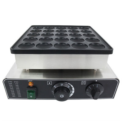 850w Stainless Steel Waffle Maker Mini Pancake Machine 25 Round-shape Snack Machine