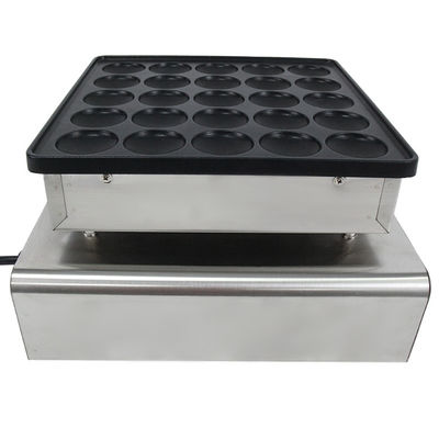 850w Stainless Steel Waffle Maker Mini Pancake Machine 25 Round-shape Snack Machine